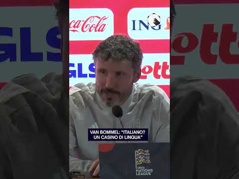 Video Italia-Belgio, Van Bommel: Italiano? Un casino di lingua