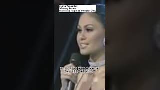 Maria Venus Raj Winning Answer in Binibining Pilipinas 2010 #choztv #pageantsecrets #bbp2010 #bbp Maria Venus Raj Winning Answer in Binibining Pilipinas 2010 #choztv #pageantsecrets #bbp2010 #bbp