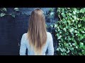 how to cut long women's haircut & keep the length