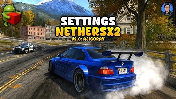 NFS Most Wanted: Black Edition PS2 - NetherSX2 Full Settings