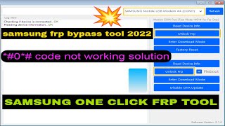 samsung frp bypass tool | samsung frp enable adb tool 2022 | samsung one click frp tool