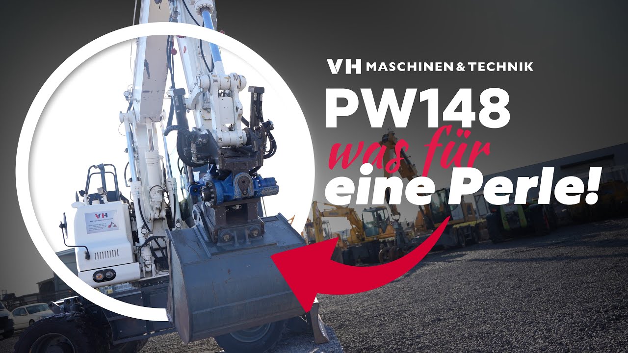 Mobilbagger Komatsu PW148 - was für eine Perle! | VH Maschinen & Technik