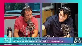 Facundo Pedrini - Director de noticias de Crónica Tv | No Dejes Para Mañana
