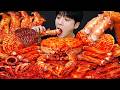 ASMR MUKBANG | 직접 만든 해물찜 대왕 킹크랩 문어 팽이 버섯 먹방 &amp; 레시피  KING CRAB, OCTOPUS, SEAFOOD