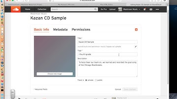 Embedding tracks on your website with Soundcloud