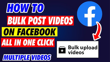 How to bulk post videos on Facebook? | Upload Multiple Videos to Facebook Page