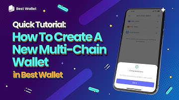 How To Create A New Multi-Chain Wallet in Best Wallet