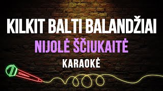 Vignette de la vidéo "Nijolė Ščiukaitė - Kilkit Balti Balandžiai (Karaoke)"