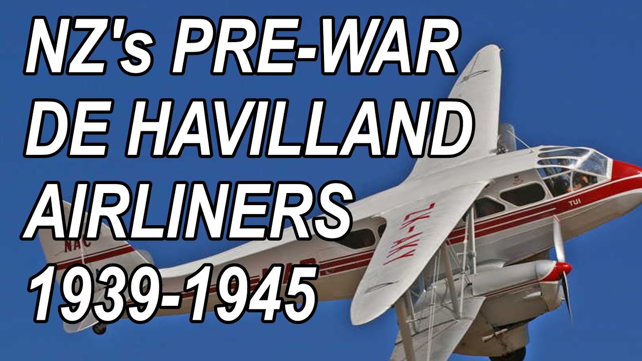 What happened to New Zealand's pre-war de Havilland biplane airliners?