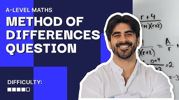 Wild Method of Differences Question | A-Level Further Maths