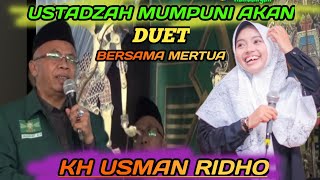 USTADZAH MUMPUNI TERBARU - AKAN DUET SAMA MERTUA KH USMAN RIDHO LIVE JURANG KERTOSARI JUMO TMG