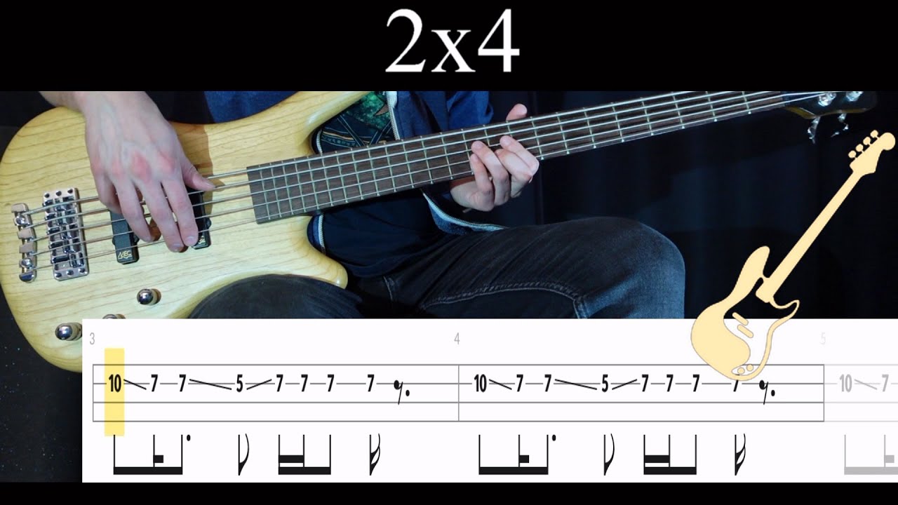 2x4 (Blind Melon) (BASS ONLY) Bass Cover (With Tabs) YouTube