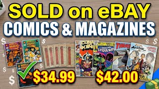 Episode 5 100 into 100k. Resold These Vintage Comics & Magazines for 500%+ Profit on eBay! 