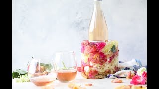 How to Make a Fruit Ice Mold Wine Chiller for Summer