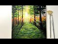 Summer Morning / Acrylic Painting for Beginners / Step by Step #91