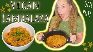 One Pot VEGAN Jambalaya! » Simple + Easy » Perfect for Busy College Students & Parents by Kaelyn Dovalina 32 views 2 years ago 6 minutes, 41 seconds