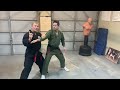 Kenpo glancing salute extension  jamie seabrook