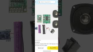 mini amplifier and speaker is switch and battery #s_h_o_r_t
