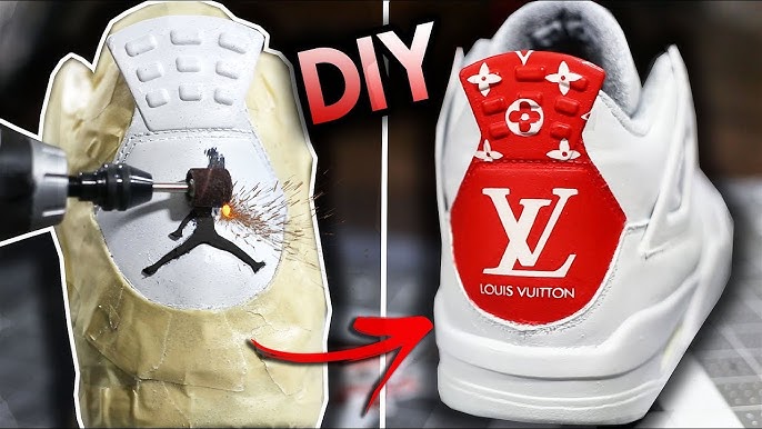 HOW TO: Supreme X Louis Vuitton Custom Shoe Tutorial DIY 