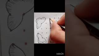 6-6 daliy very rangoli designs 🌺 beautiful kolam 🌹 biginar rangoli designs 🌺 easy kolam #shorts