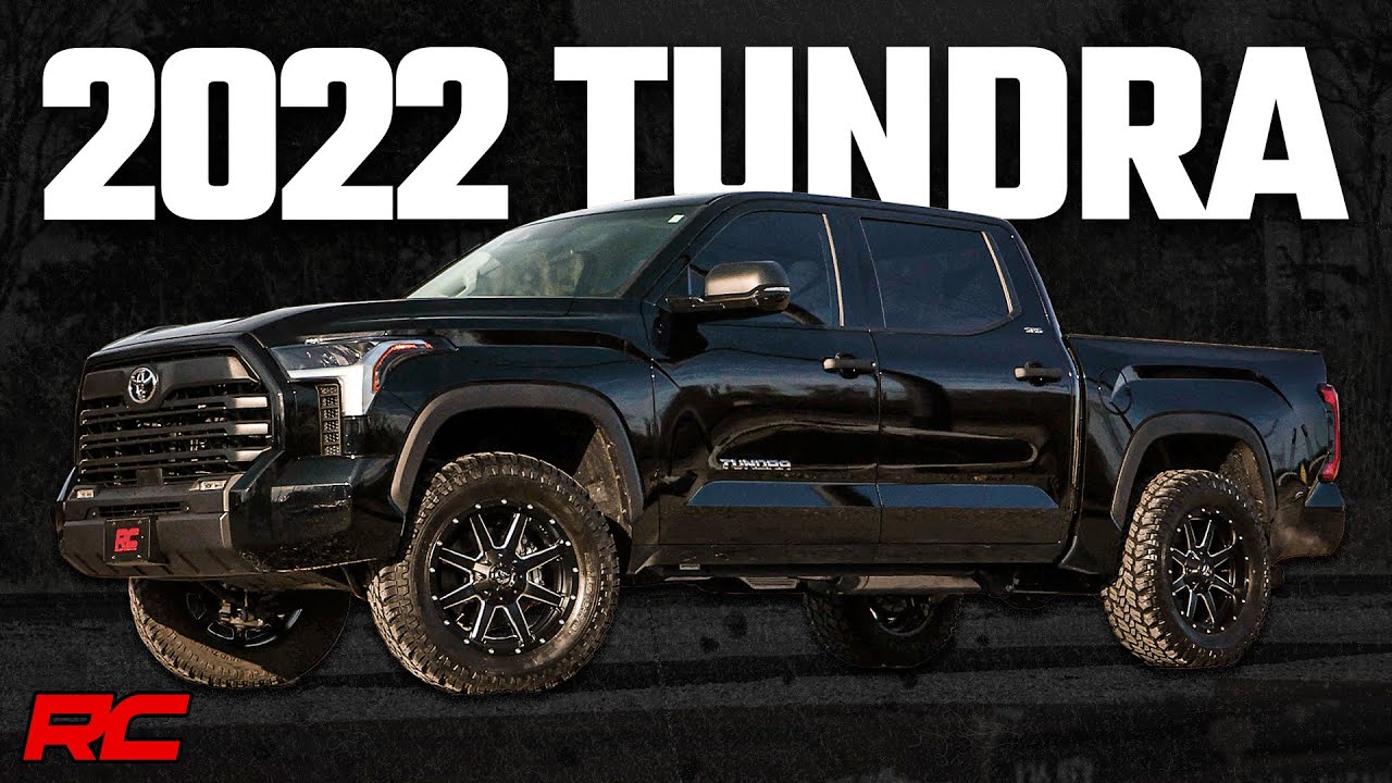 Rough Country — 2022 Toyota Tundra with Rough Country Leveling Kit and Wheels (YouTube video ad)