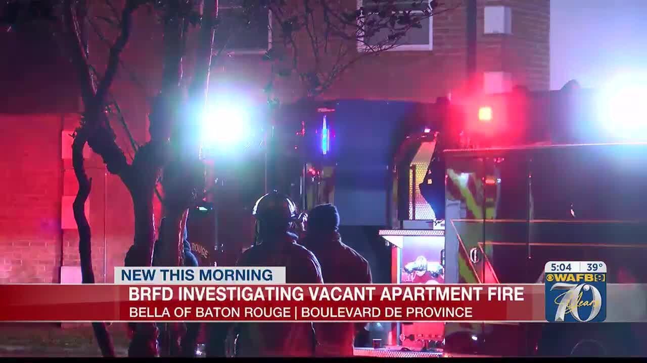 Vacant apartment fire under investigation - YouTube