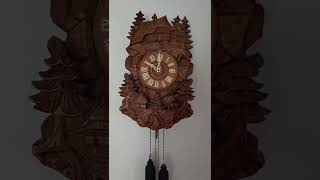 Größe Holz Kuckucksuhr / Large wooden cuckoo clock