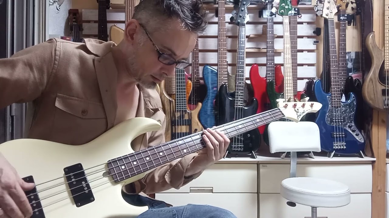 JAPAN VINTAGE BASS GUITARS: Aria Pro II RSB Deluxe Pre-shipment test  ELECTRIC BASS SOUND CHECK