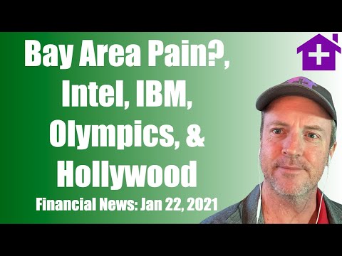 Jan 22 Financial News: Bay Area Real Estate Pain?, Intel, IBM, Olympics, Hollywood Blockbusters,