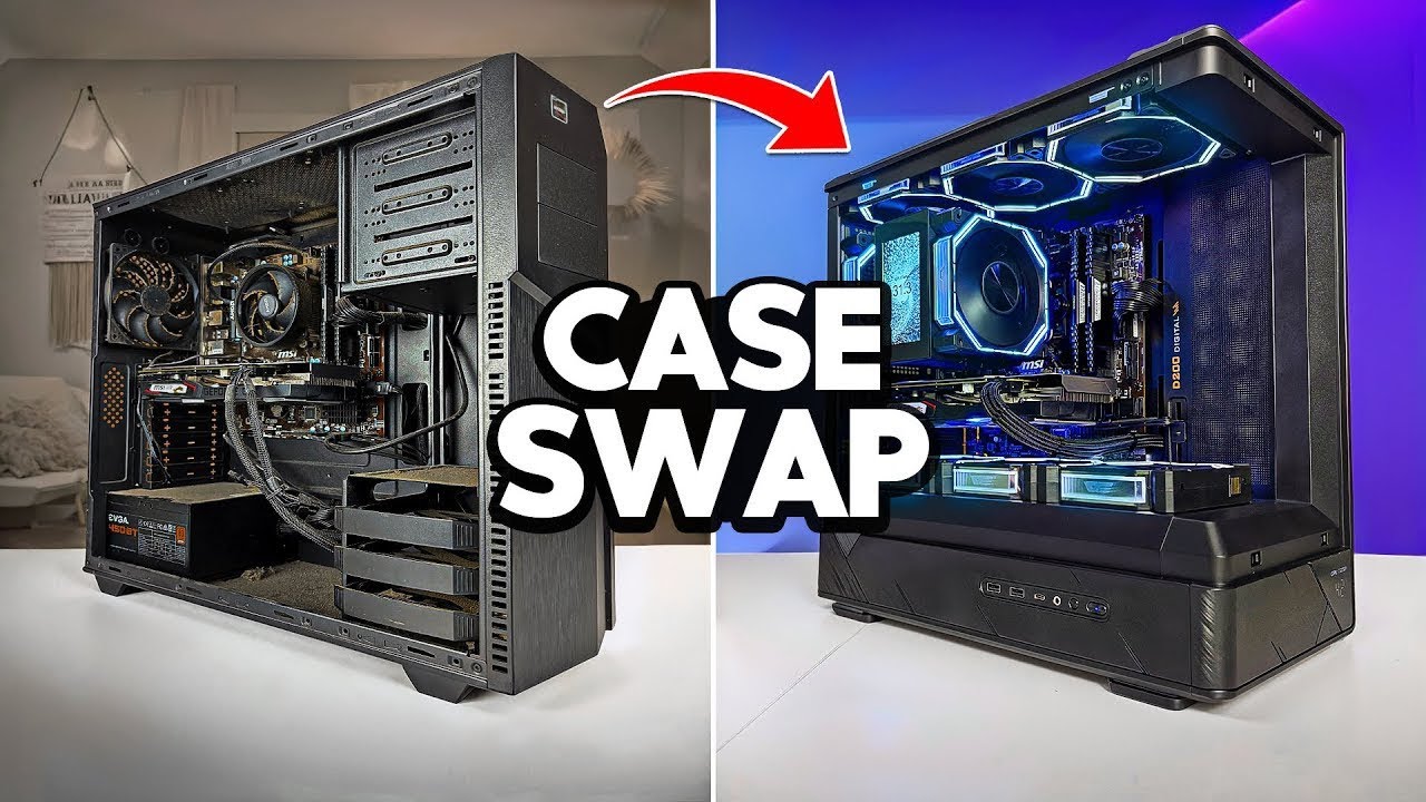 Make Your Old PC Feel New - PC Case Swapping For Beginners - YouTube