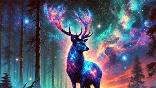 Starlit Stag: Healing Through the Cosmos