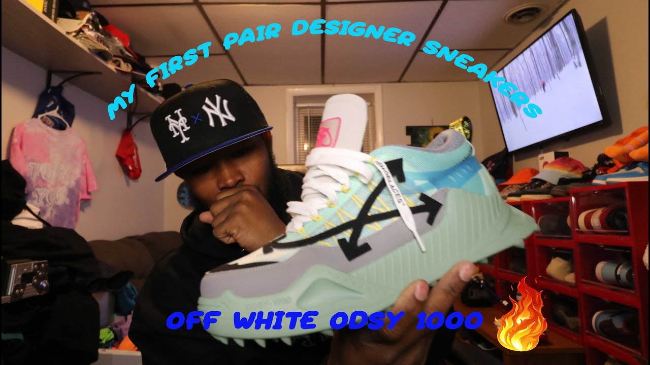 off white odsy 1000 sneaker unboxing 