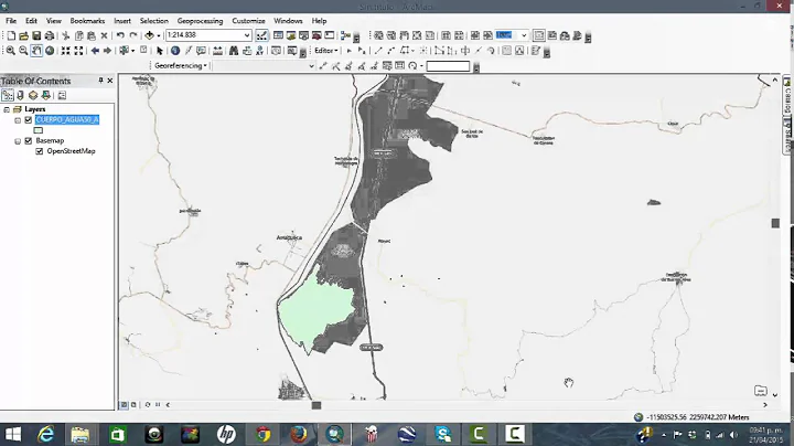 ARCGIS BUFFER LUMA BRENDA