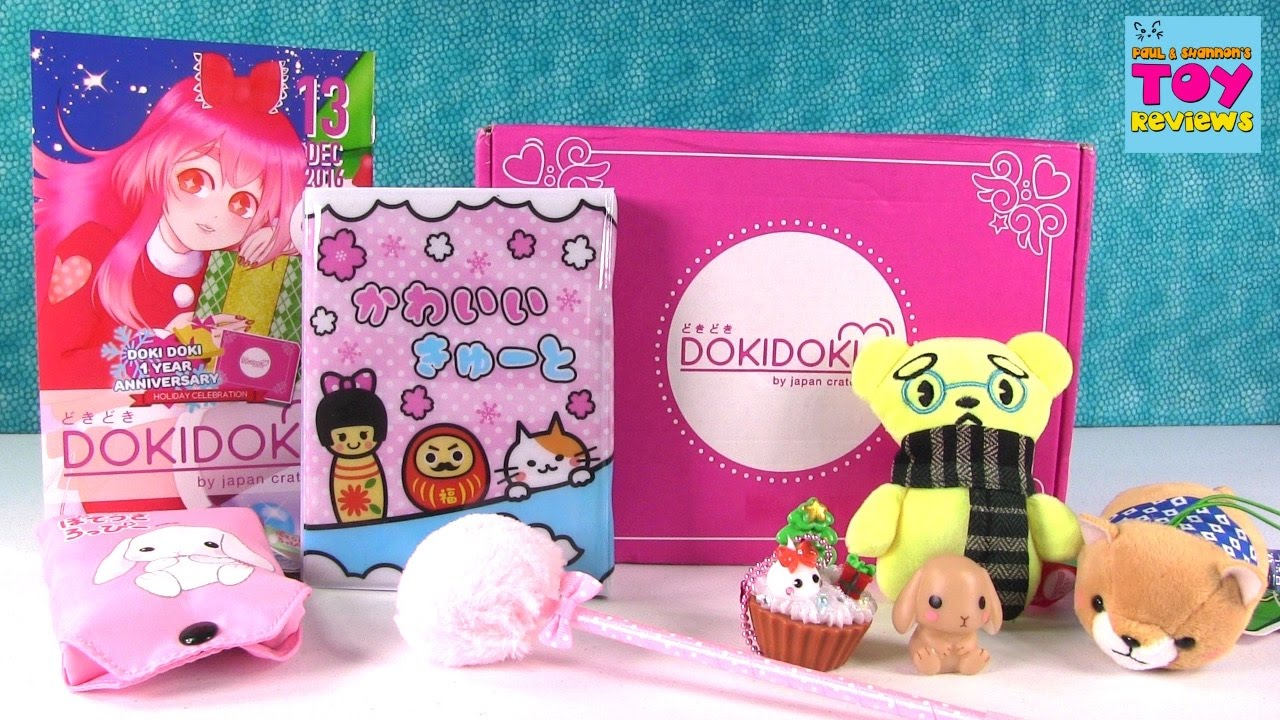 kawaii emoticons Doki Doki by Japan Crate | Kawaii Box December Planner | PSToyReviews