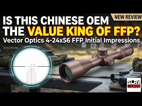 Is this CHINESE OEM The Value King of FFP? Vector Optics 4-24x56 FFP Initial Impressions