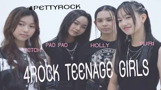 LIVE 4สาววัยทีนพันธุ์ร็อคของวัยรุ่นยุคใหม่ มันส์สุดๆ Petch & Band #pettyrockgirl to Siamsquare