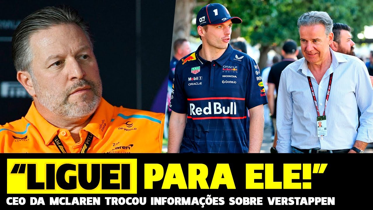 Mclaren Conversou Com Empresário De Verstappen E Recebeu Informações | Fórmula 1 | Gp Em Casa