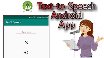 Text-To-Speech Converter App in Android Studio