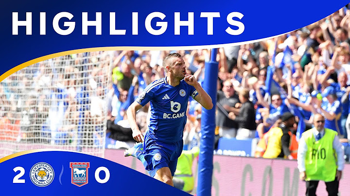 VARDY 2️⃣0️⃣0️⃣ GOALS IN HIS FINAL FOXES GAME 🐐 | Leicester City 2 Ipswich Town 0