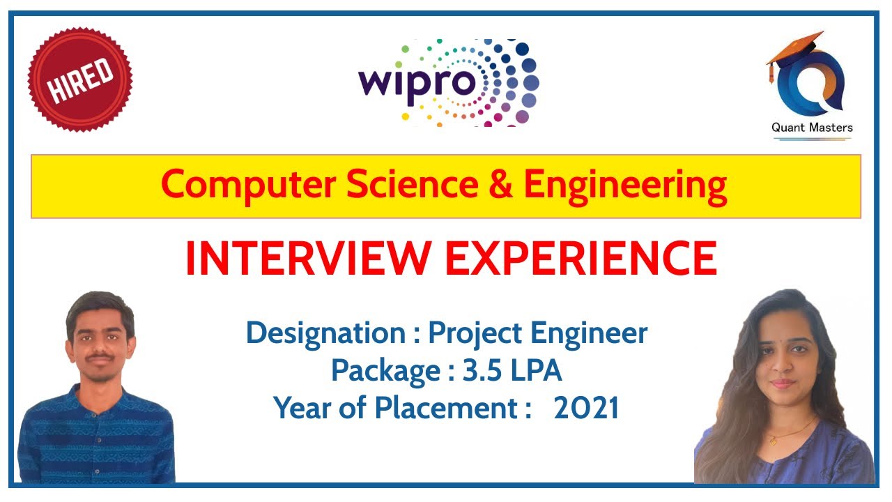 Wipro Interview Experience - 2022 | Designation : Project Engineer ...