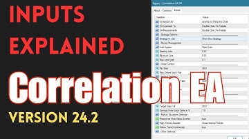 Forex Correlation EA (Inputs Explained in Detail)
