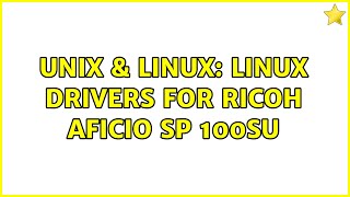 Ricoh Aficio Sp 100 Driver For Ubuntu