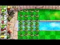 Plants vs Zombies - 24 Gatling Pea vs All Zombies Gameplay - Plants vs All Zombies