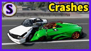 Hypercars CRASH COMPILATION Part 2 - BeamNG drive crashes [1440p 60fps]
