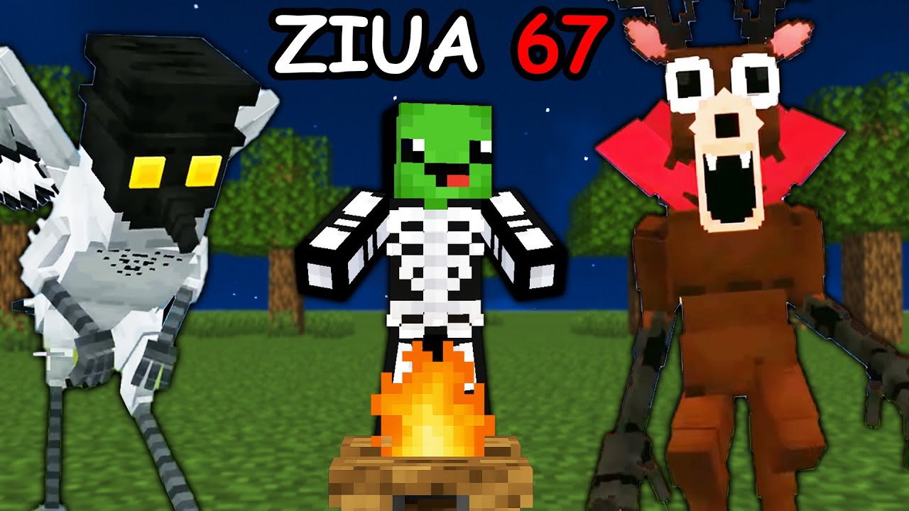 99 de Nopti in Padure de Halloween in Minecraft!