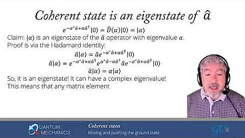 Module 6 lecture 5 Coherent States