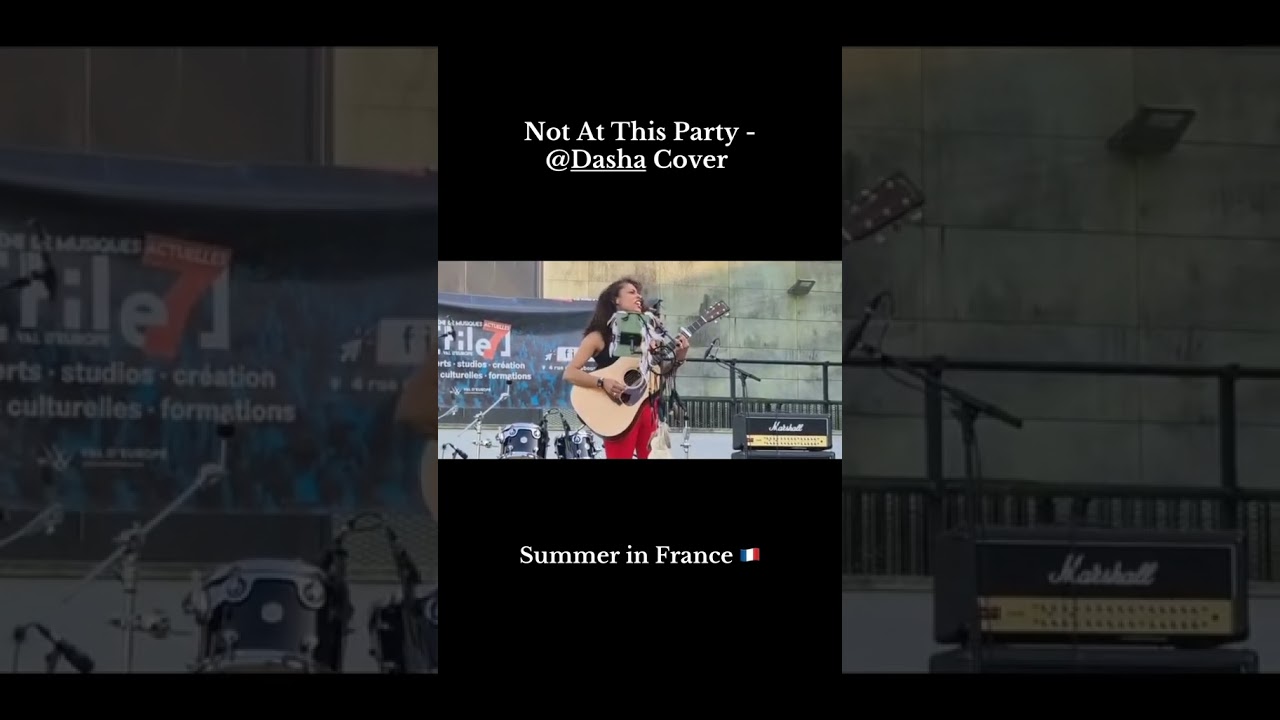 Dasha « Not At This Party » Cover
