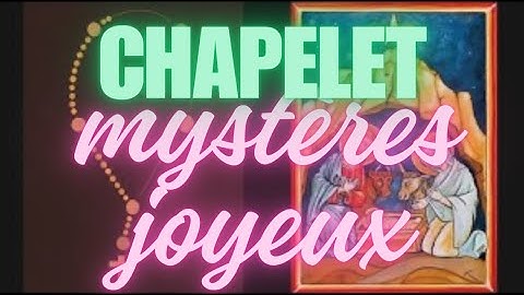 Prier le chapelet en ligne avec les mystères joyeux du Saint Rosaire