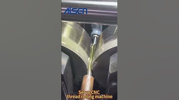 Servo CNC thread rolling machine #machine #automaticmachinery