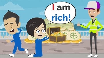Lisa WINS 5 MILLION DOLLARS ... | Basic English conversation | Learn English | Like English